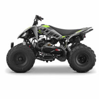 Opposite side view of 10Ten 180 RXR mid size sport petrol quad bike profile from Quad Spares