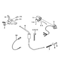 520 cable TGB Blade 520SL Parking Brake Cable