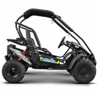 Side view of Mudrocks GT80 junior off road petrol buggy from Quad Spares