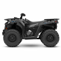 Segway AT5 S Innovative Grey Side view of Segway AT5 S Innovative Grey short wheelbase quadbike from Quad Spares