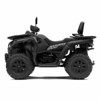Segway Snarler ATV6 L ATV Side view of Segway Snarler ATV6 L Bold Black long wheelbase quadbike from Quad Spares