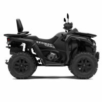 Segway Snarler ATV6 L Quad Opposite side view of Segway Snarler ATV6 L Bold Black long wheelbase quadbike profile from Quad Spares