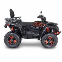 TGB Blade 1000LTX Premium road legal quadbike black orange model side view profile