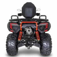TGB Blade 1000LTX Premium road legal quadbike black orange model rear view profile