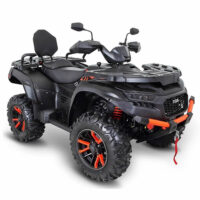 TGB road legal quadbike black and orange premium utility ATV model
