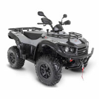 Front side angle view of TGB Blade 600SL road legal grey quad bike from Quad Spares
