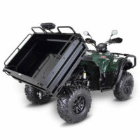 TGB LandMaster 600 road legal quadbike showing cargo tipping rear bed deployment