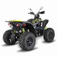 Rear side angle view of TGB Target 600EPS sports utility quad bike from Quad Spares