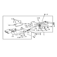 TGB Blade 550 Exhaust Diagram TGB Blade 550 Exhaust Pipe Gasket Part No 925198
