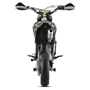 Rear view of 10Ten 140R 140cc supermoto bike from Quad Spares