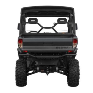 Rear view of Segway Fugleman UT10X Deluxe Bold Black side by side buggy from Quad Spares