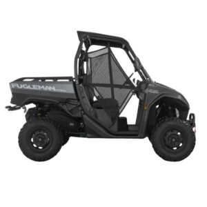 Opposite side view of Segway Fugleman UT10X Deluxe Bold Black side by side buggy profile from Quad Spares