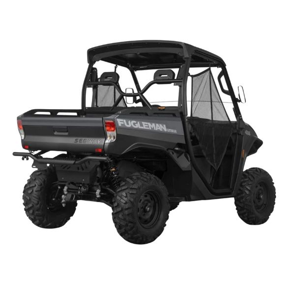 Rear side angle view of Segway Fugleman UT10X Deluxe Bold Black side by side opposite profile from Quad Spares