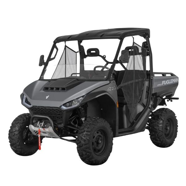 Front side angle view of Segway Fugleman UT10X Deluxe Bold Black side by side buggy from Quad Spares