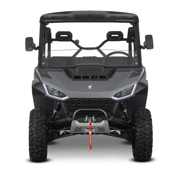Front view of Segway Fugleman UT10X Deluxe Bold Black side by side buggy from Quad Spares