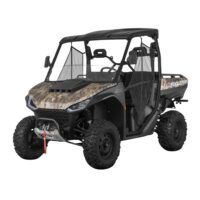 Front side angle view of Segway Fugleman UT10E Camo side by side buggy from Quad Spares