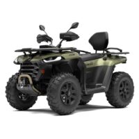 Segway AT5 L Metallic Green ATV Front side angle view of Segway AT5 L Metallic Green road quad from Quad Spares