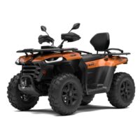 Front angle view of Segway AT5 L Radical Orange quadbike from Quad Spares