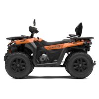 Opposite side view of Segway AT5 L Radical Orange quadbike profile from Quad Spares