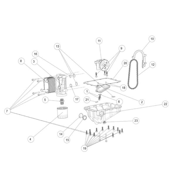 Segway AT10 Oil Filter Spare Parts
