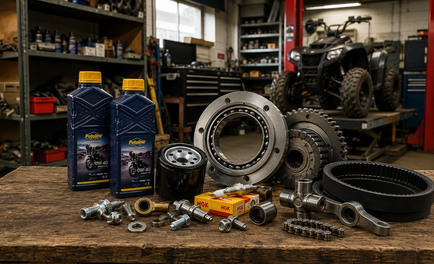 Quad bike, dirt bike and off-road vehicle spare parts