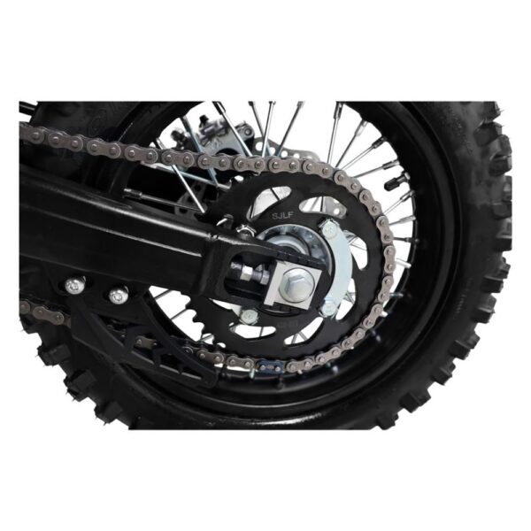 10TEN JHL MK110 pit bike 12 inch rear wheel and knobby tyre