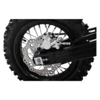 10TEN JHL MK110 pit bike rear wheel drive sprocket and chain side