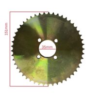 Mudrocks GT50 Rear Sprocket Dimensions Mudrocks GT50 49Teeth Rear Sprocket
