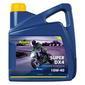 Putoline Super DX4 10W40 4 Litres Putoline Super DX4 10W40 4 Litres engine oil from quadspares. Premium 4-stroke quad and motorcycle lubricant.