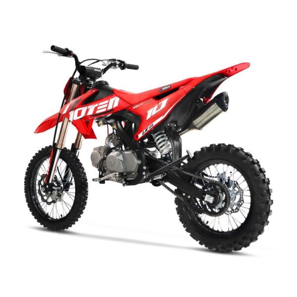 Authorized UK dealer stock of the 10TEN JHL LK125 pit bike
