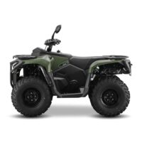 10ten 300u t3 opposite side profile Full side view profile of 10TEN 300U-T3 Forest Green utility farm ATV at Quad Spares