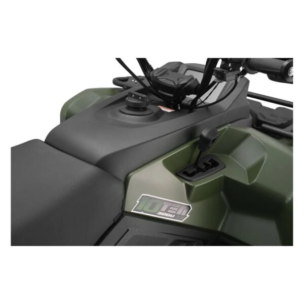 10ten 300u t3 overview farm utility atv Full overview of the 10TEN 300U-T3 Forest Green utility farm quad bike at Quad Spares