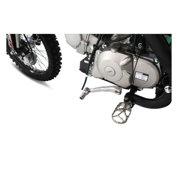 10TEN JHL LK140 140cc pit bike featuring a big wheel 17 14 inch chassis setup high performance off road motocross frame and oil cooled Zongshen engine