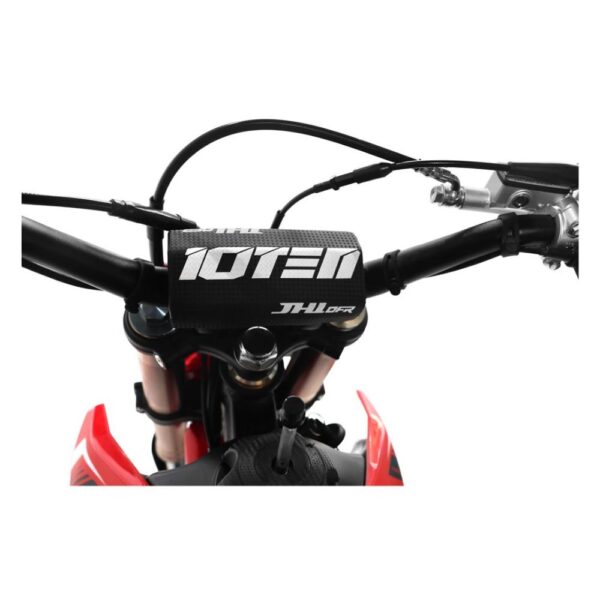 Brand new 10TEN JHL LK140 dirt bike for sale with high traction knobby tyres premium factory racing decals and heavy duty manual transmission