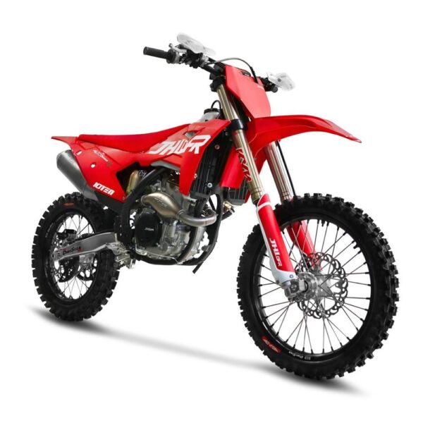 10TEN JHL LX250R adult motocross dirt bike for sale at Quad Spares showcasing the premium 42 hp YK250 engine with Bosch electronic fuel injection KYB adjustable suspension and 21 19 inch DID aluminium rims