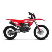 10ten jhl lx300 dirt bike side view profile quad spares 10TEN JHL LX300 adult dirt bike full side profile view at Quad Spares showcasing the complete plastics kit seat layout frame geometry and water cooled engine layout